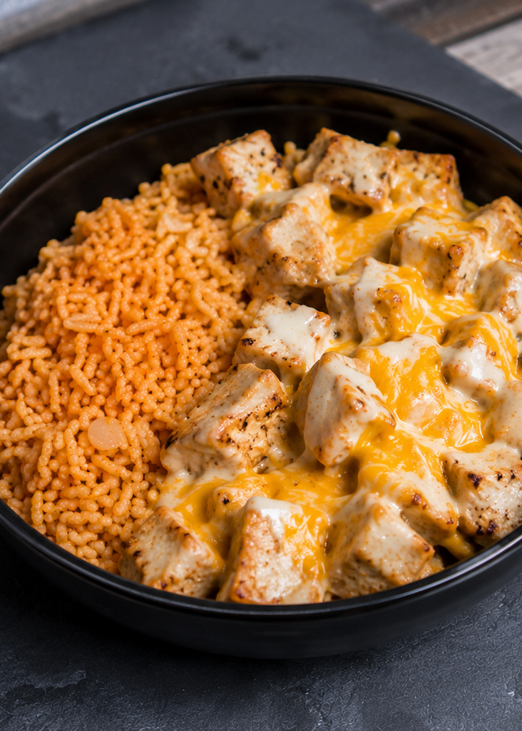 Cheesy Chicken Rice Bowl